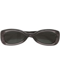 Linda Farrow - X Dries Van Noten Oval-frame Sunglasses - Lyst