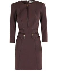 Elisabetta Franchi - ジップディテール ドレス - Lyst