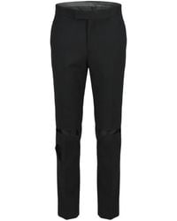 Givenchy - Cut-Out Detail Wool Trousers - Lyst