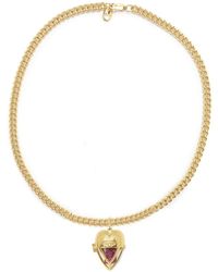 CAPSULE ELEVEN - Heart-Pendant Ruby Necklace - Lyst