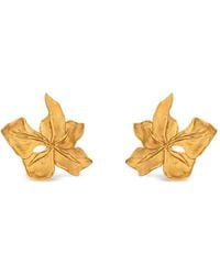 Oscar de la Renta - Floral Earrings - Lyst