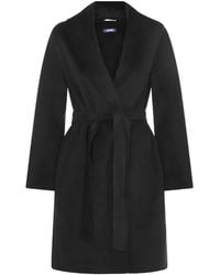 Max Mara - Belted Shawl-Lapel Coat - Lyst