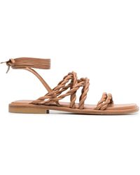 Stuart Weitzman - Braided Strap Sandals - Lyst