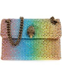 Kurt Geiger - Mini Kensington Crystal-Embellished Shoulder Bag - Lyst