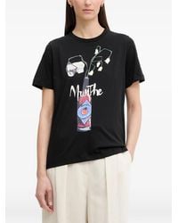 Munthe - Bilcis Graphic-Print T-Shirt - Lyst