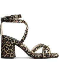 Anna F. - Sandalen mit Leoparden-Print 80mm - Lyst