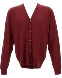 John Smedley - V-Neck Button-Up Cardigan - Lyst