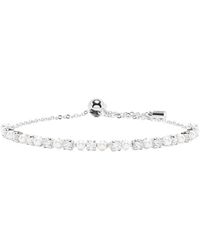 Swarovski - Matrix Crystal Pearl Bracelet - Lyst