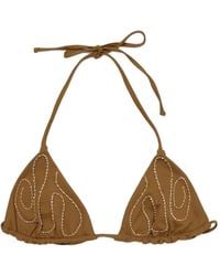 Paloma Wool - Sharpie Bead-Embellished Bikini Top - Lyst