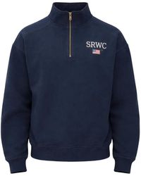 Sporty & Rich - Half-Zip Sweatshirt - Lyst