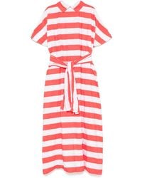 Daniela Gregis - Striped Midi Dress - Lyst