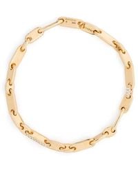 MAOR - 18K Monolinka 4Mm Diamond Bracelet - Lyst