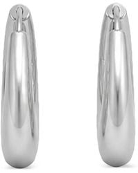 Yoj - Midi Eclipse Hoop Earrings - Lyst