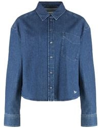 Weekend by Maxmara - Kastiges Jeanshemd - Lyst