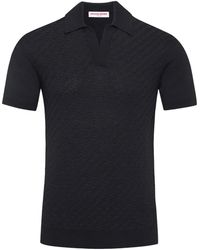 Orlebar Brown - Horton Jacquard Polo-Collar Top - Lyst