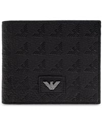Emporio Armani - Logo-Debossed Wallet - Lyst