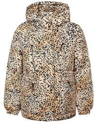 Pyrenex - Chaqueta Con Capucha Y Estampado De Leopardo - Lyst