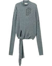 Blumarine - Jersey con efecto envejecido - Lyst