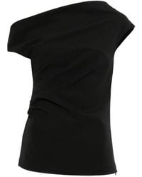P.A.R.O.S.H. - One-Shoulder Blouse - Lyst