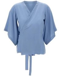 Kangra - Blusa A Portafoglio - Lyst