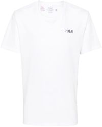 Polo Ralph Lauren - T-shirt en coton à logo imprimé - Lyst