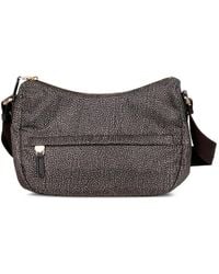 Borbonese - Op Occhio Di Pernice Shoulder Bag - Lyst
