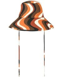 DAZE DAYZ - Sunset Swirl-Print Wide-Brim Hat - Lyst