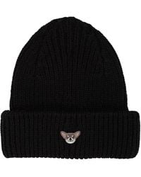 PELO FOUNDATION - Dog-Appliqué Beanie - Lyst