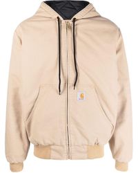 Carhartt - Active Logo-patch Hooded Jacket - Lyst