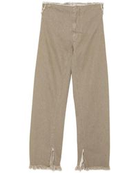 Litkovskaya - Frayed Split-Hem Jeans - Lyst