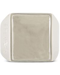MM6 by Maison Margiela - Engraved Signet Ring - Lyst