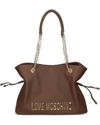 Love Moschino - Logo-Embellishment Shoulder Bag - Lyst