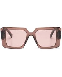 Prada - Square Frame Sunglasses - Lyst
