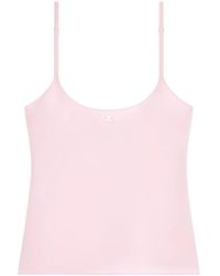 Courreges - Top Con Logo - Lyst