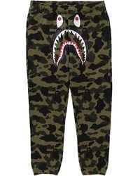 A Bathing Ape - Shark-Face Camouflage Track Pants - Lyst