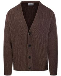 Diana Studio - Ribbed-Knit V-Neck Cardigan - Lyst