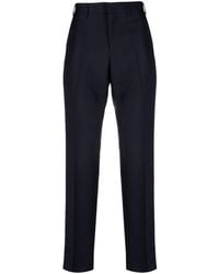 Lardini - Mid-rise Wool Blend Tailored Trousers - Lyst