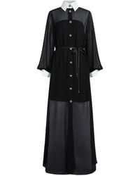 KARL LAGERFELD - Kl Studio Georgette Shirt Dress - Lyst
