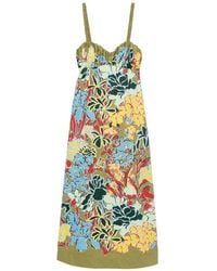 ALÉMAIS - Solstice Floral-Print Midi Dress - Lyst