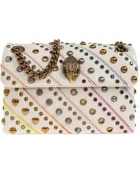 Kurt Geiger - Kensington Embellished Chain Shoulder Bag - Lyst