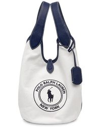 Polo Ralph Lauren - Sac Cabas En Toile À Logo Imprimé - Lyst