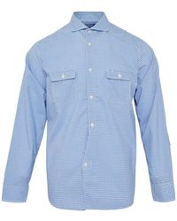 Junya Watanabe - Check Panelled Shirt - Lyst