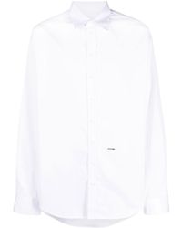DSquared² - Logo-print Long-sleeve Shirt - Lyst