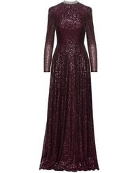 Nissa - Maxi-Jurk Verfraaid Met Pailletten - Lyst