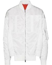 Valentino Garavani - Panelled Zip-Front Bomber Jacket - Lyst