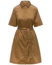 K-Way - Nouaille Belted Mini Dress - Lyst