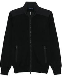 Paul & Shark - Wool Zip-Up Cardigan - Lyst