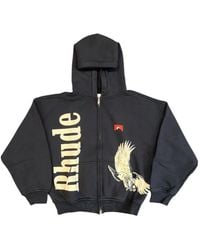 Rhude - Eagle Pass Zip-Up Hoodie - Lyst