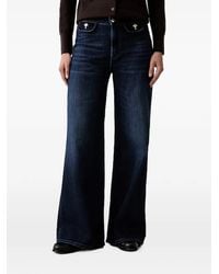 Joop! - Logo-Plaque Wide-Leg Jeans - Lyst