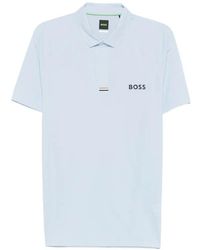 BOSS - Polo À Logo Imprimé - Lyst